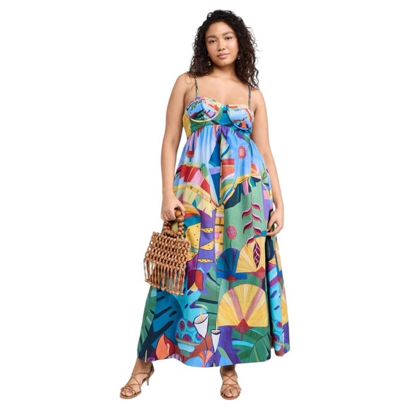 FARM Rio Colorful Maxi Dress - Picture 9 of 15
